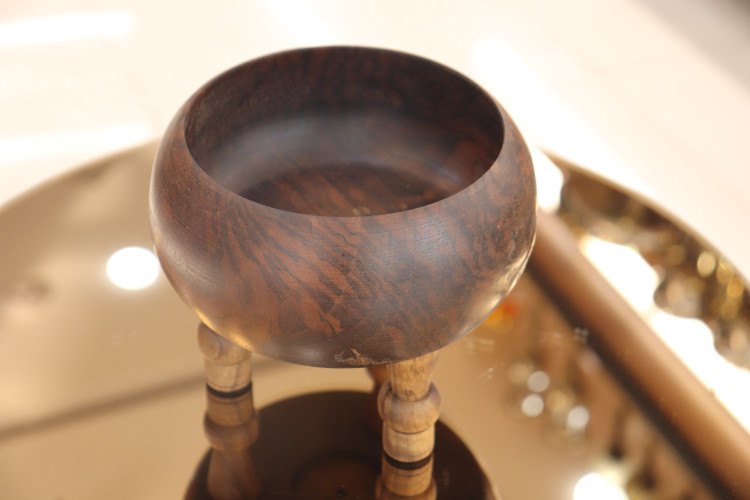 سرویس چوب گردو سه تکه پایه دار