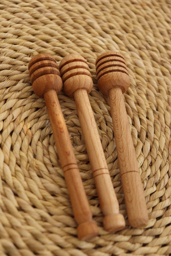 قاشق عسل خوری چوبی