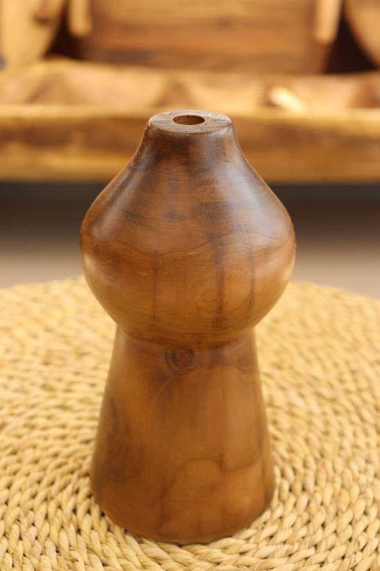 گلدان چوبی