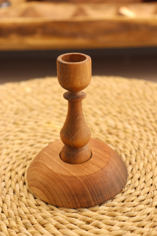 شمعدان اطلس چوبی