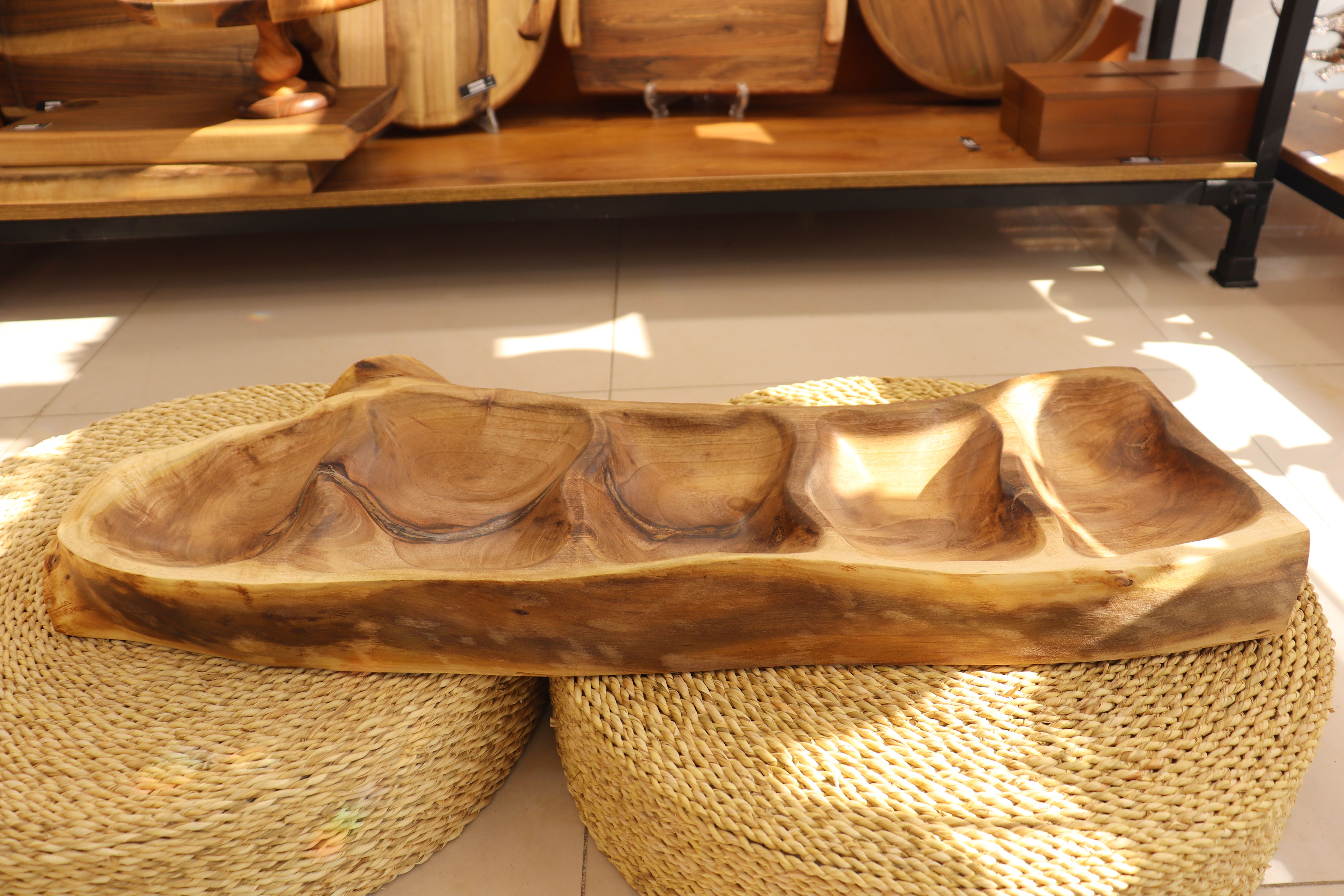 سینی چوبی مزه روستیک