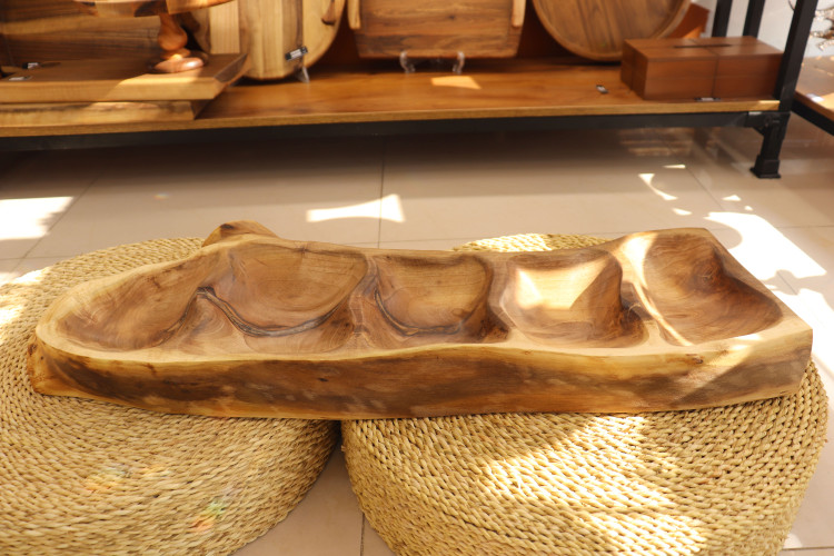سینی چوبی مزه روستیک