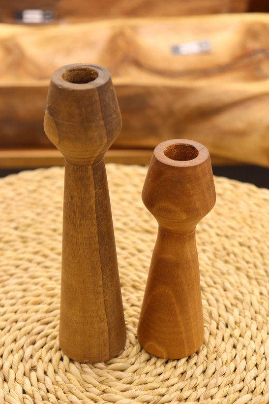 جاشمعی دو ارتفاع چوبی