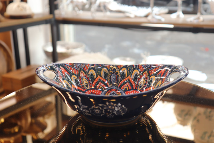 کشکول دسته دار وارداتی طرح مراکشی