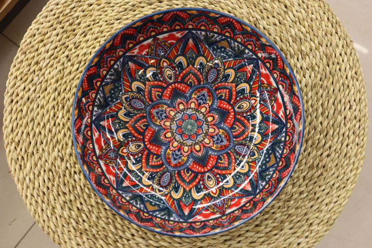 کاسه بزرگ وارداتی طرح مراکشی