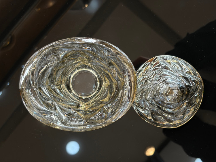 قندان بلور بوگاتی رنگ شامپاینی