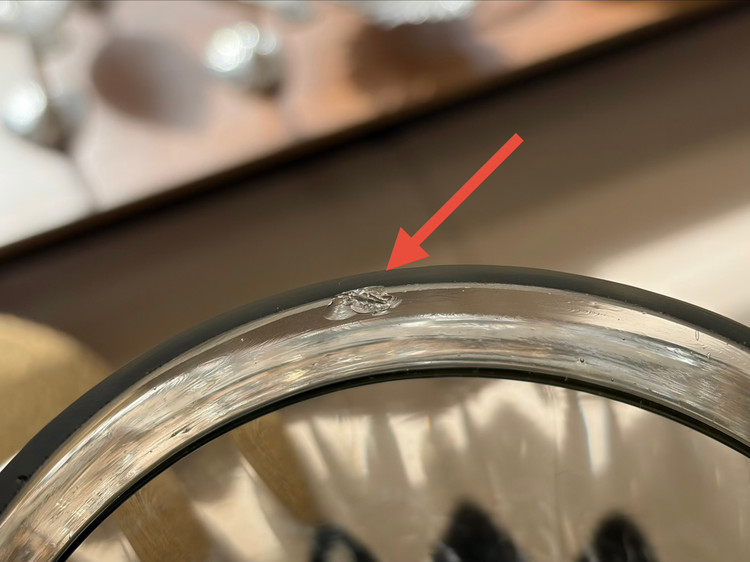 شکلات خوری بلور و فلز رنگ طلایی