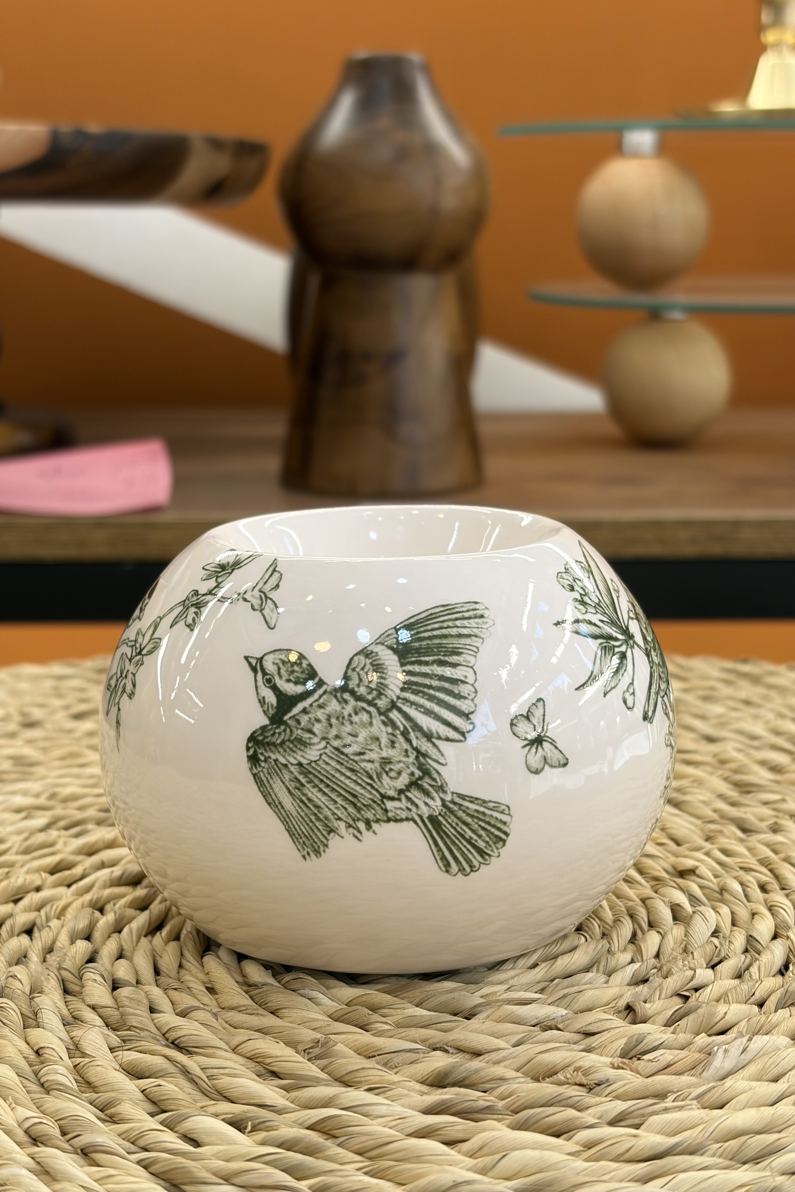 جاشمعی سرامیکی چکاوک سبز