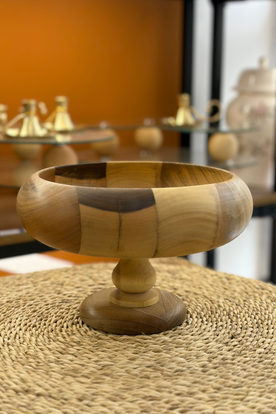 سرویس پذیرایی چوبی گردو ۴ تکه