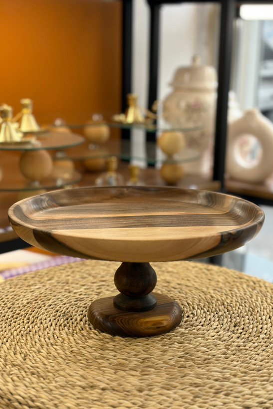 سرویس پذیرایی چوبی گردو ۴ تکه