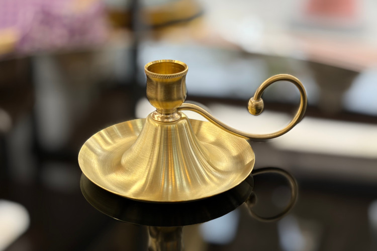 جاشمعی کلاسیک برنجی