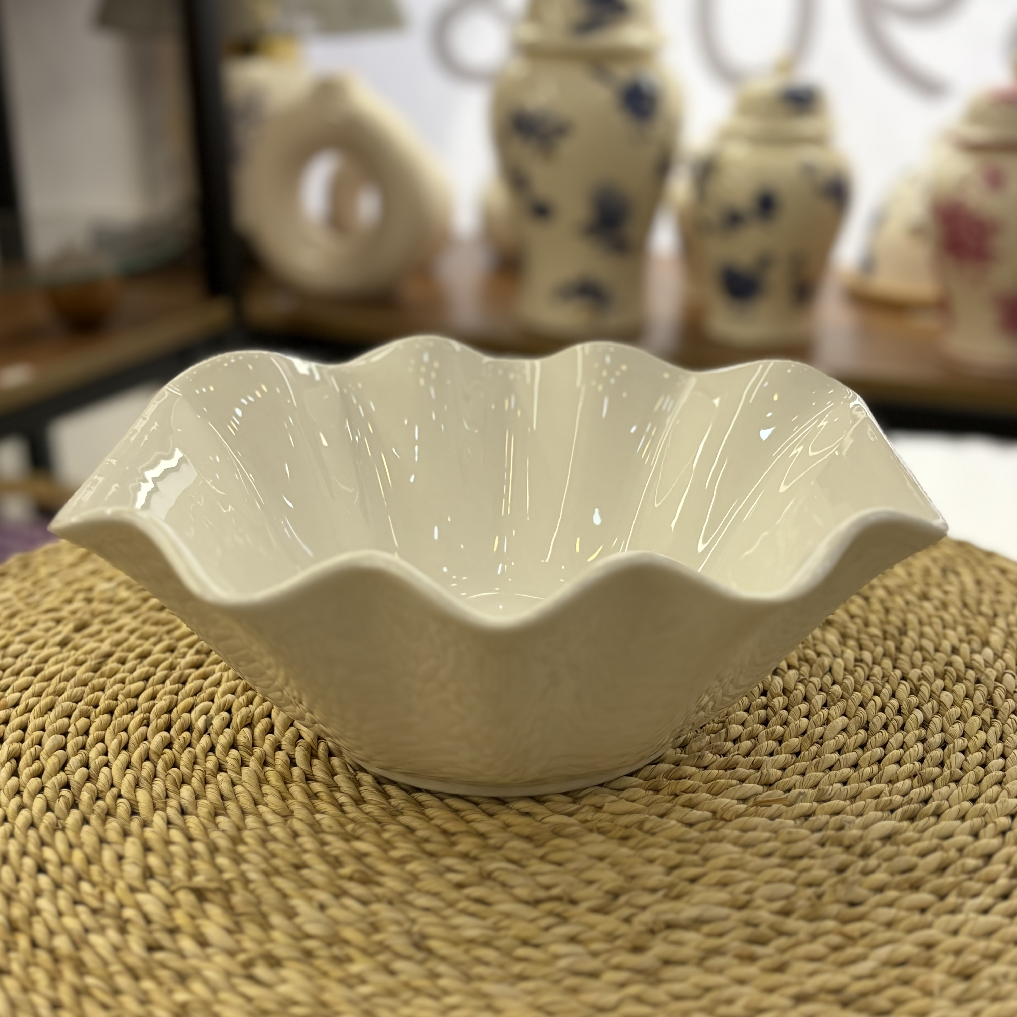 میوه خوری چینی سفید