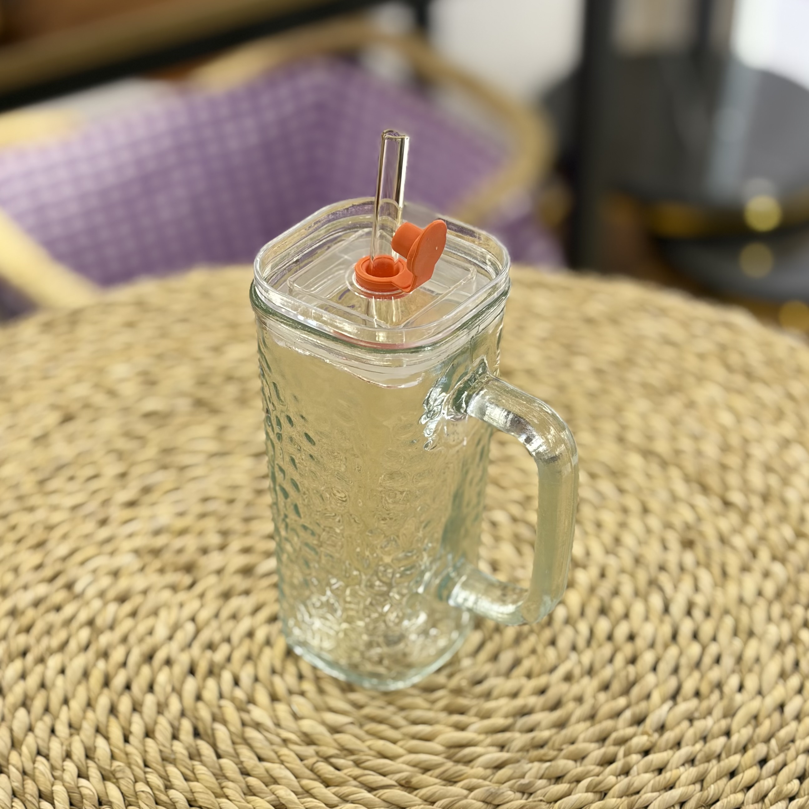 لیوان اسموتی شیشه ای